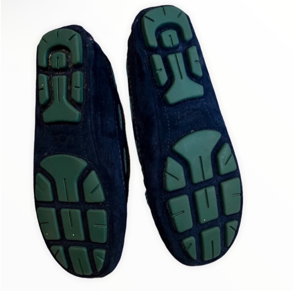 UGG Blue Wool Lined Slippers Size 5 - Picture 4 of 7